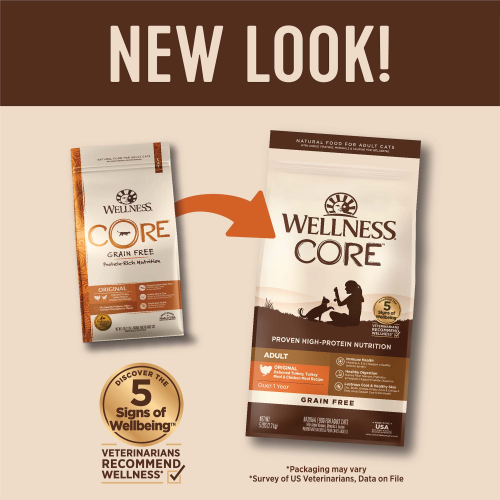 Wellness CORE Grain Free (8839) Adult Original : Deboned Turkey, Turkey Meal & Chicken Meal Recipe 無穀物成貓 火雞+雞肉 5lb (新包裝 升級版) (EXP: 10月/2027) Wellness CORE Grain Free (8839) Adult Original : Deboned Turkey, Turkey Meal & Chicken Meal Recipe 無穀物成貓 火雞+雞肉 5lb (新包裝 升級版) (EXP: 10月/2027)